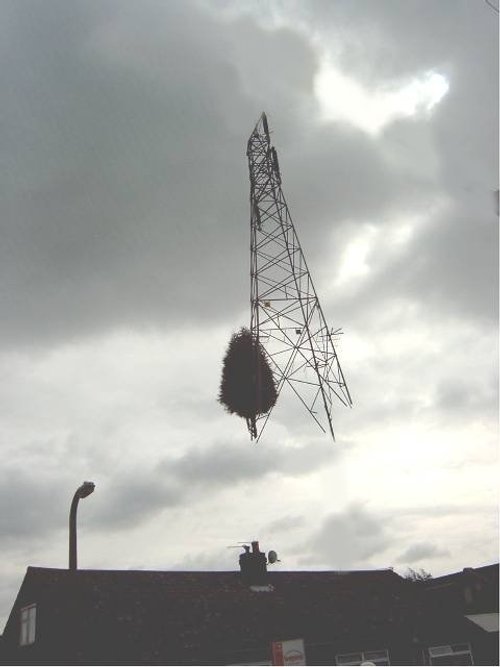 Lowton - Removal of the pylons !!