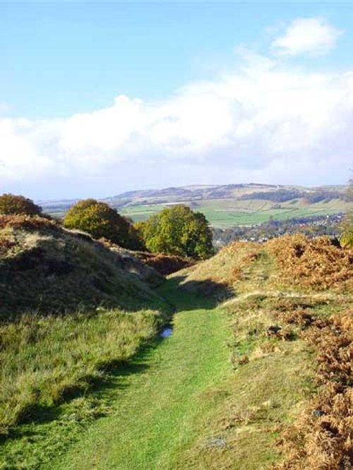 The landscape over Baslow, Derbyshire