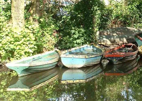 Boats of the River Wey, Guildford, Surrey