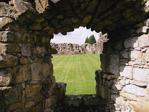 Magnificent ruin of Byland Abbey in Yorkshire... near Ampleforth Monastery