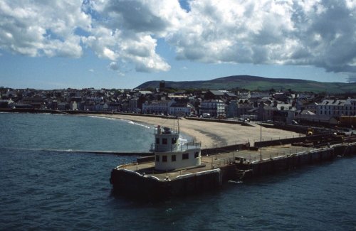 Isle of Man - Peel, Harbour Mouth and Beach