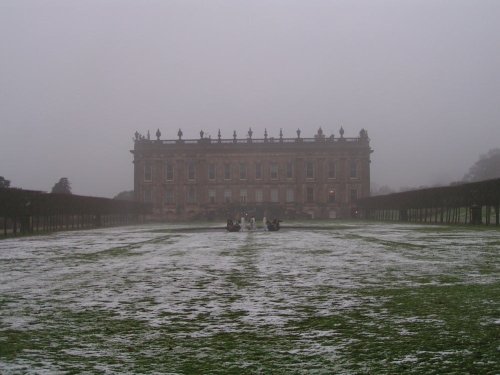 Chatsworth House & Gardens in winter