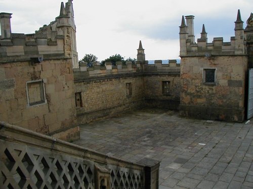 Courtyard of Bolsover Castle