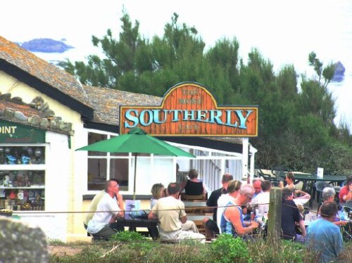 The most southerly cafe, Lizard point, Cornwall.