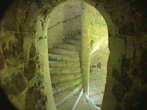 A glimpse inside Orford Castle.
