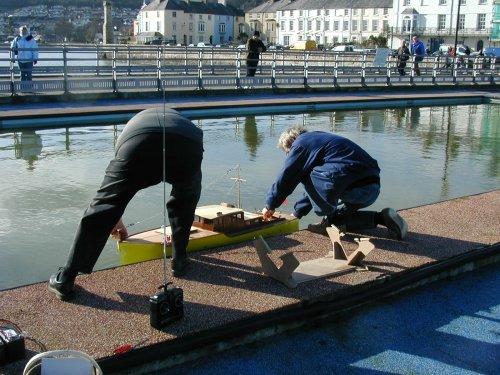Boating pool Beaumaris Anglesey