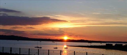Sunset over Poole Harbour