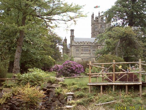 Gardens and House at Margam Country Park, Neath Port Talbot, Wales