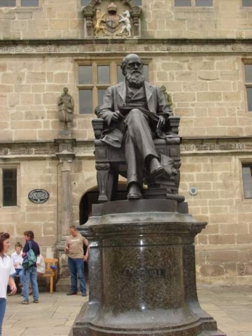 Statue of Charles Darwin, Shrewsbury