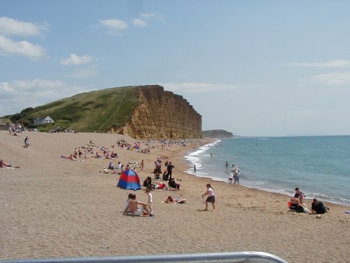 The beach at West Bay, Dorset
