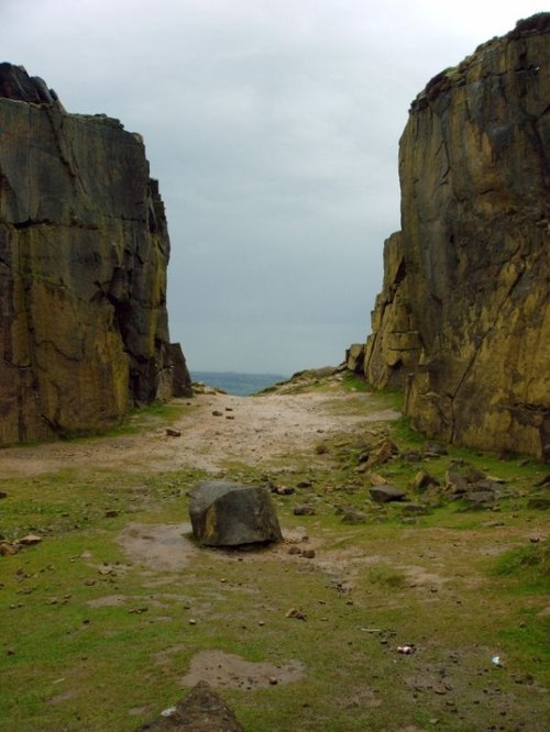 Lunar Landscape? No, Ilkley Moor.