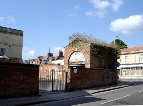 Coach house now a garage in polebarn road