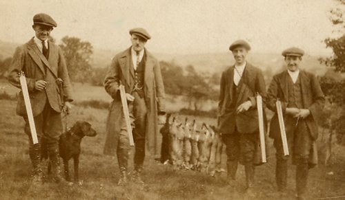 Shooting Party at Harrop Fold (1920's)