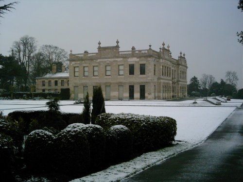 Wintery Brodsworth Hall, South Yorkshire