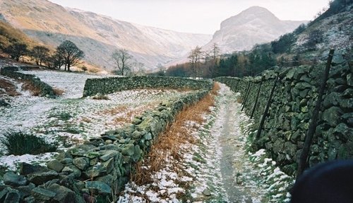 Heron Crag in the Langstrath Valley  near Smithymire Island and Stonethwaite Borrowdale