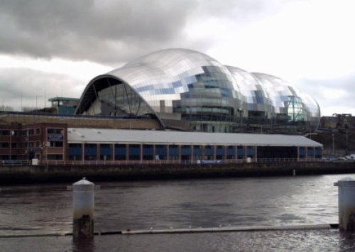 The Sage, Gateshead Viewed From Newcastle Quayside