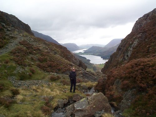 Looking down Warnscale Bottom nr Haystacks
