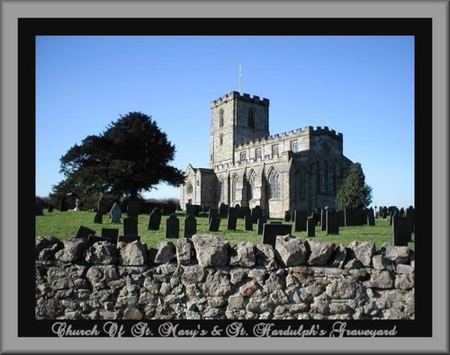 Church and Graveyard in Breedon-on-the-hill in Leicestershire