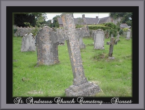 St. Andrews Church Cemetery in Minterne Magna in Dorset