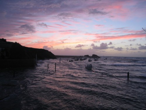 Sunset in Bude, Cornwall