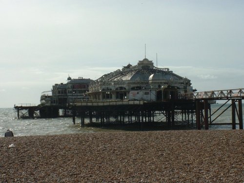 Old Brighton Pier before fire