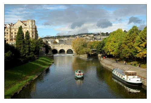 Photograph looking over Bath canal