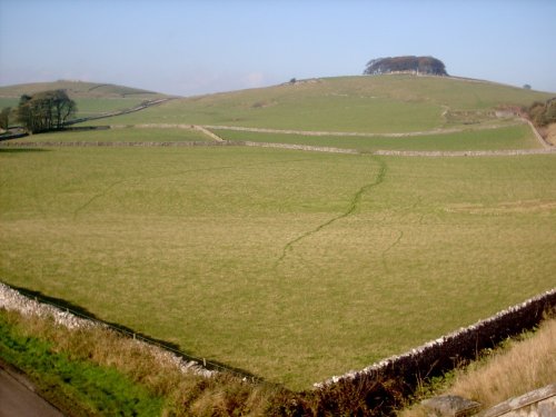 'The Cracked Hill' around 2 miles south of Parsley Hay, Derbyshire