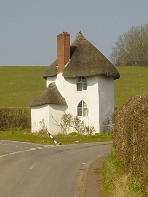 Thatched cottage at Stanton Drew, Somerset
