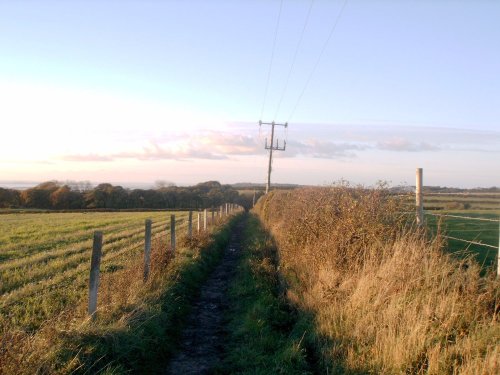 View of Hewall hills, and the Dungeon (SSSI)