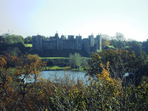 Framlingham Castle in the market town of Framlingham, Suffolk