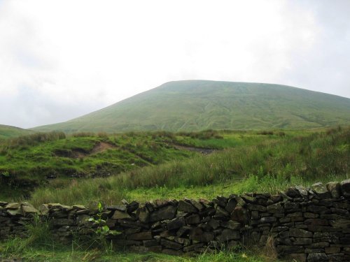 Pendle Hill - the peak from the road near Barley