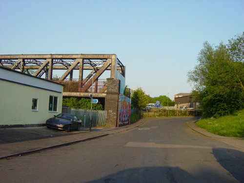 The Great Central Railway bridge near Abbey Street May 2005