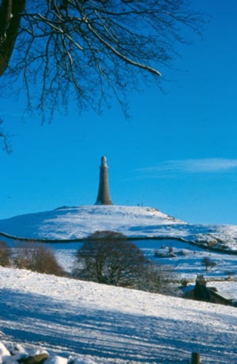 Sir John Barrow monument, Ulverston, near Barrow-in-Furness.