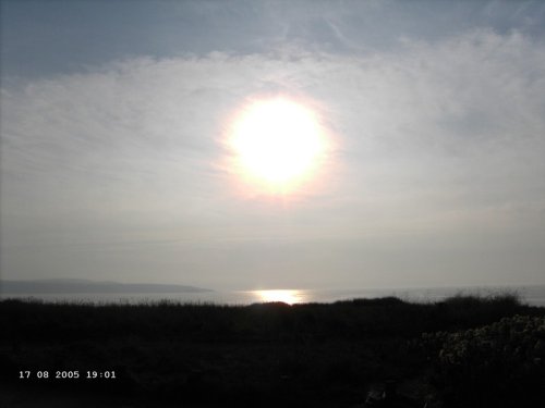 Sunset over Godrevy, Cornwall