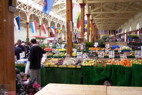The Pannier Market in Barnstaple Devon