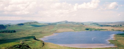 Hadrians wall, rolling over the hills