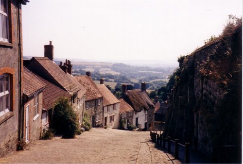 Gold hill, Shaftesbury in Dorset