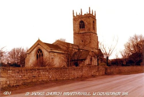 St James Church, Braithwell village, South Yorkshire