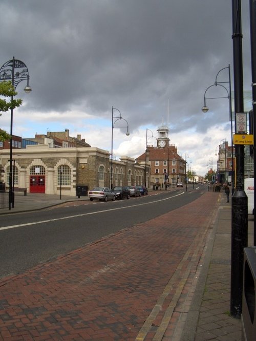 Stockton shambles and town hall