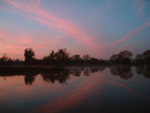 Lake Taken at Milton Keynes, Buckinghamshire, in late afternoon