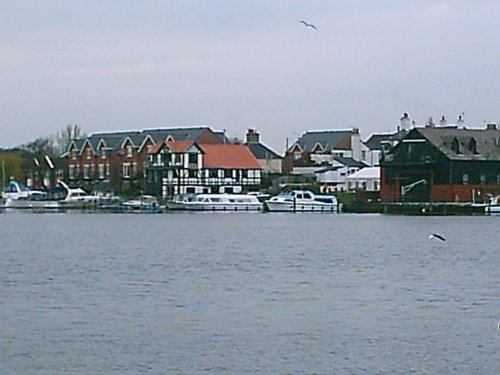 Oulton broad in the Norfolk Broads