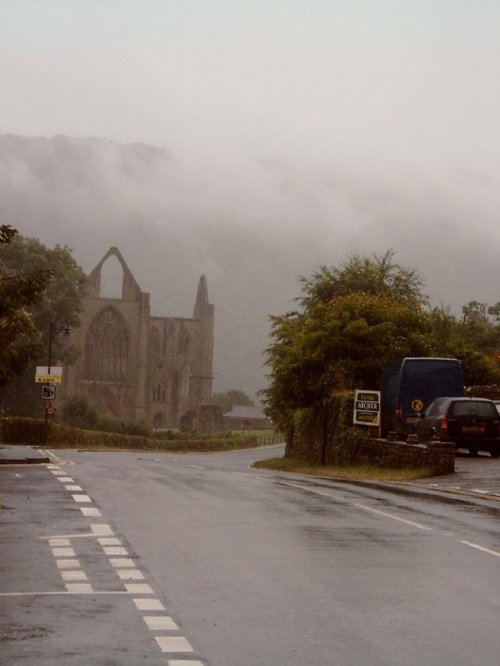 The ruines of Tintern Abbey - South Wales. Picture taken July 2003