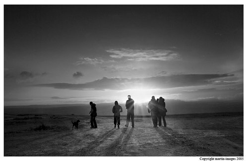 Family walk, Baildon Moor, West Yorkshire