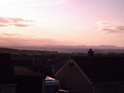 Evening over Workington, Workington, Cumbria.