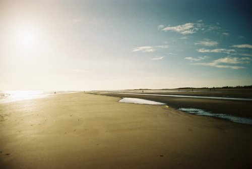 Looking towards Gibralter Point, Christmas day 2004, Skegness, Lincolnshire