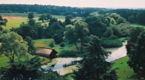 Warwick castle and nature surounding it in Warwick.