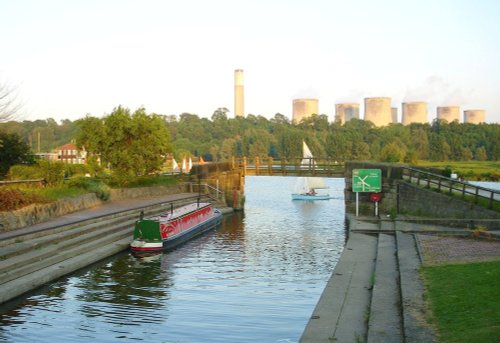 At Trent Lock, Long Eaton, Derbyshire