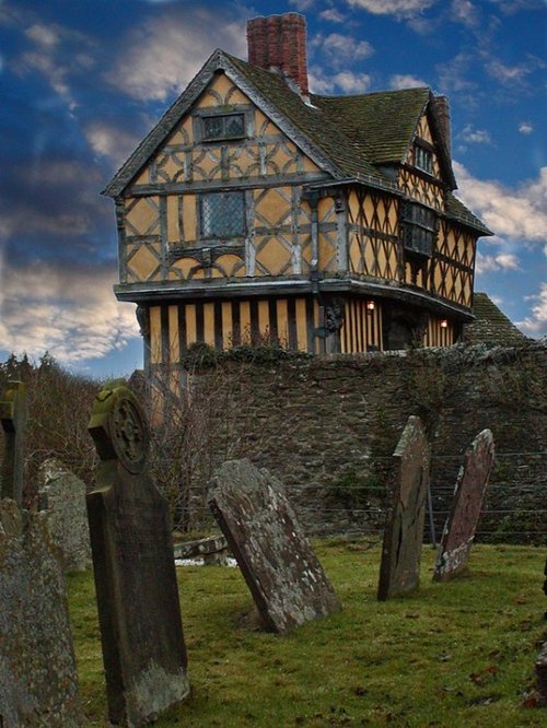 Stokesay Castle in Shropshire