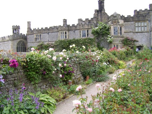 Gardens of Haddon Hall, Bakewell, Derbyshire.