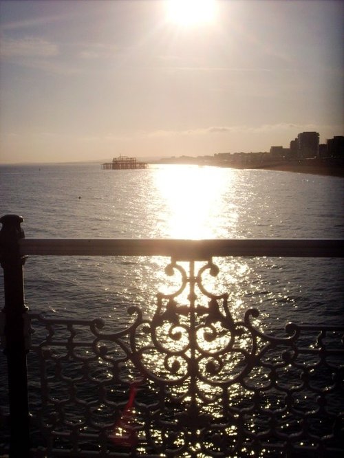 Brighton pier on a summers afternoon